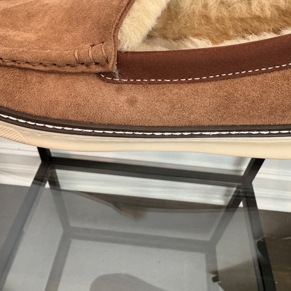 JOHNSTON & MURPHY Men’s McGuffey Shearling Slip on Shoe/Slippers. Size 10 NWOB - Picture 7 of 14